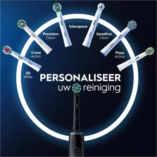 Oral-B Pro 3 3900 Duo Elektrische Tandenborstel Zwart Wit
