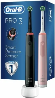 Oral-B Pro 3 3900 Elektrische Tandenborstel Zwart/Roze