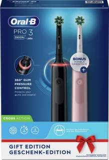 Oral-B Pro 3 3900 Elektrische Tandenborstel Zwart/Roze