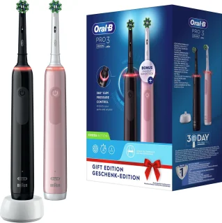 Oral-B Pro 3 3900 Elektrische Tandenborstel Zwart/Roze