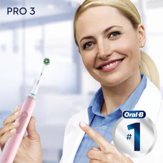 Oral-B Pro 3 3900 Elektrische Tandenborstel Zwart/Roze