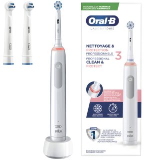 De Oral-B Pro 3 Elektrische Zahnbürste in één oogopslag