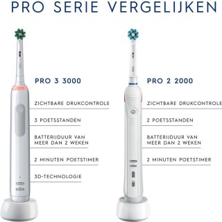 Oral-B Pro 3500 elektrische tandenborstel zwart