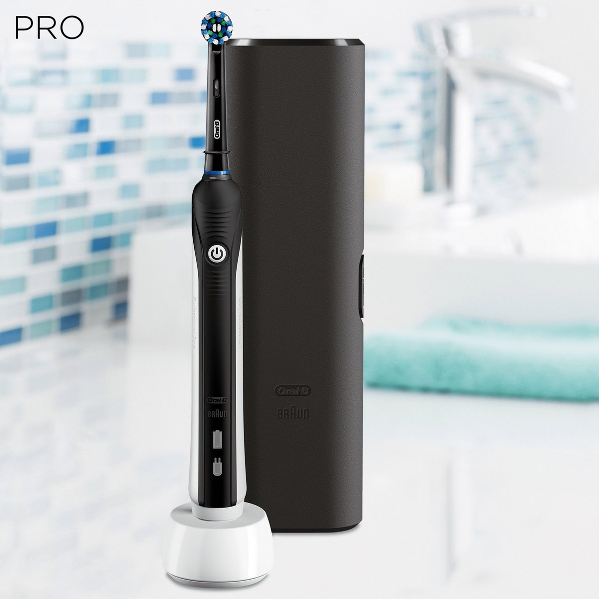 Oral-B PRO 750 Elektrische Tandenborstel Zwart