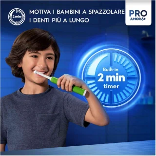 Oral-B PRO Junior 6+ Elektrische Tandenborstel Groen
