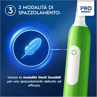 Oral-B PRO Junior 6+ Elektrische Tandenborstel Groen