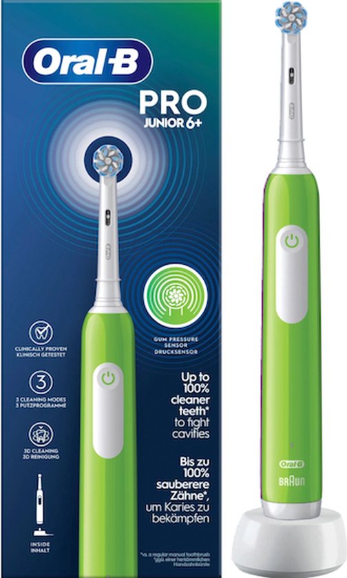 Oral-B PRO Junior 6+ Elektrische Tandenborstel Groen review