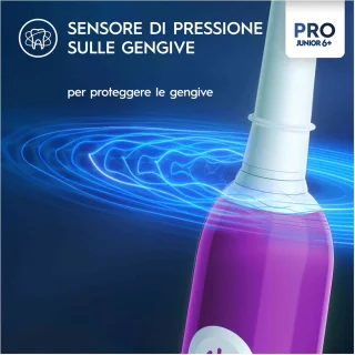 Oral-B PRO Junior 6+ Paars Elektrische Tandenborstel