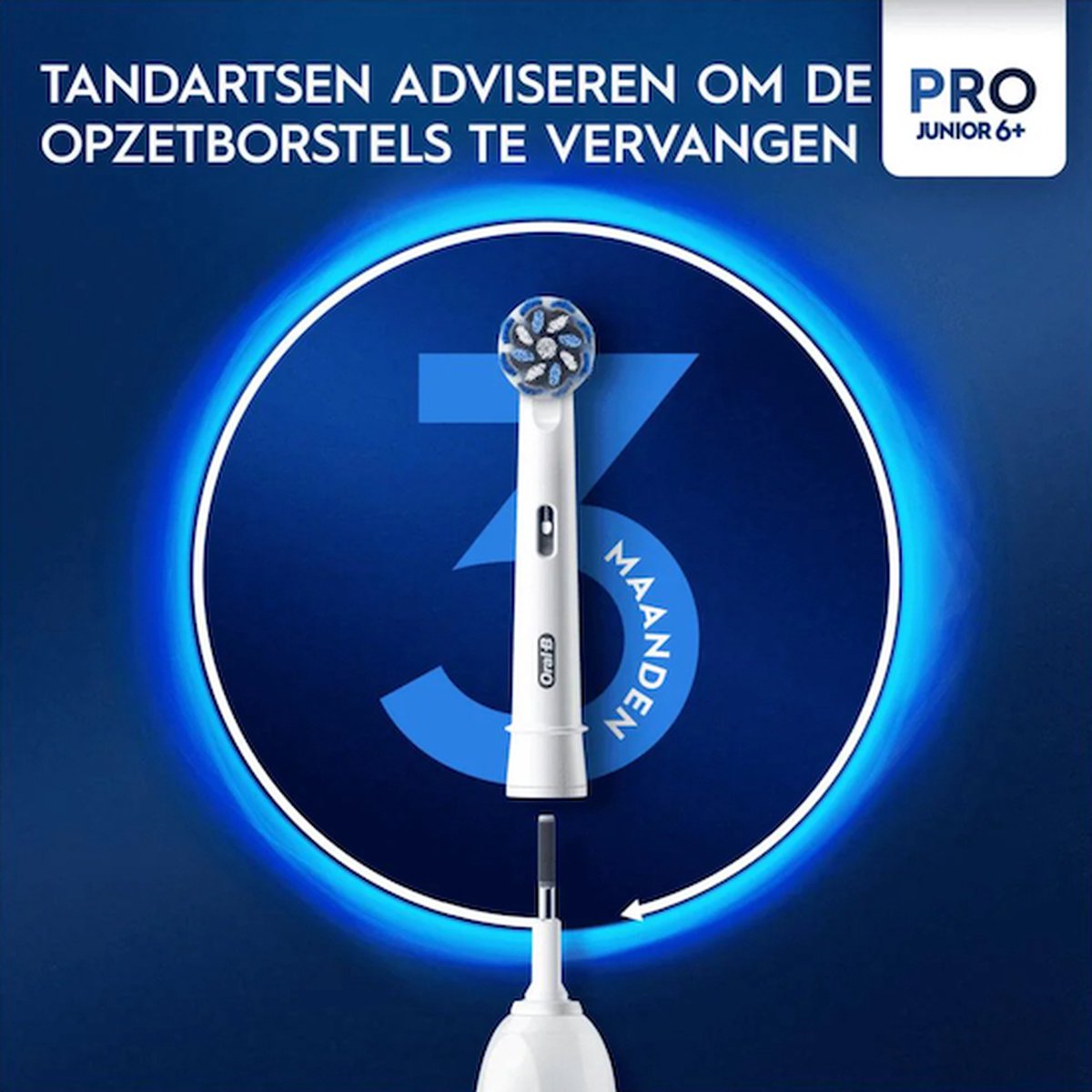 Oral-B PRO Junior 6+ Paars Elektrische Tandenborstel