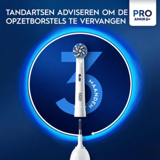 Oral-B PRO Junior 6+ Paars Elektrische Tandenborstel