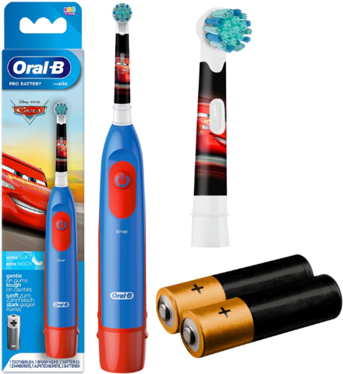 Wat vinden we goed aan de Oral-B PRO Kids 3+ Cars Elektrische Tandenborstel