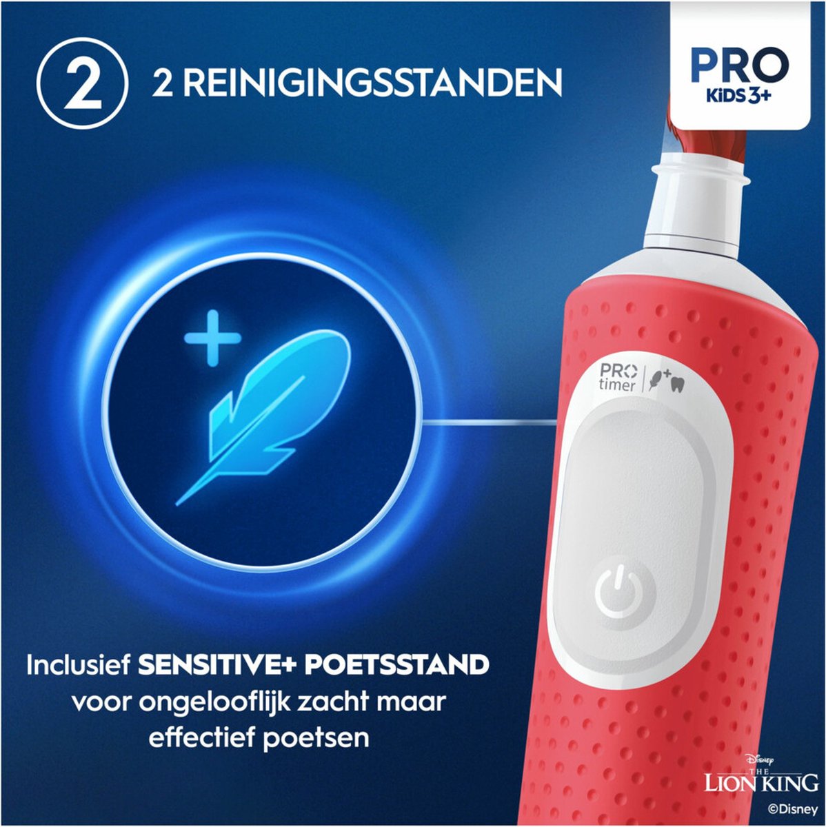 Oral-B Pro Kids Lion King elektrische tandenborstel