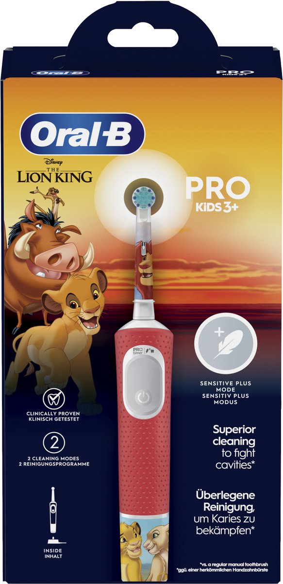 Oral-B Pro Kids Lion King elektrische tandenborstel