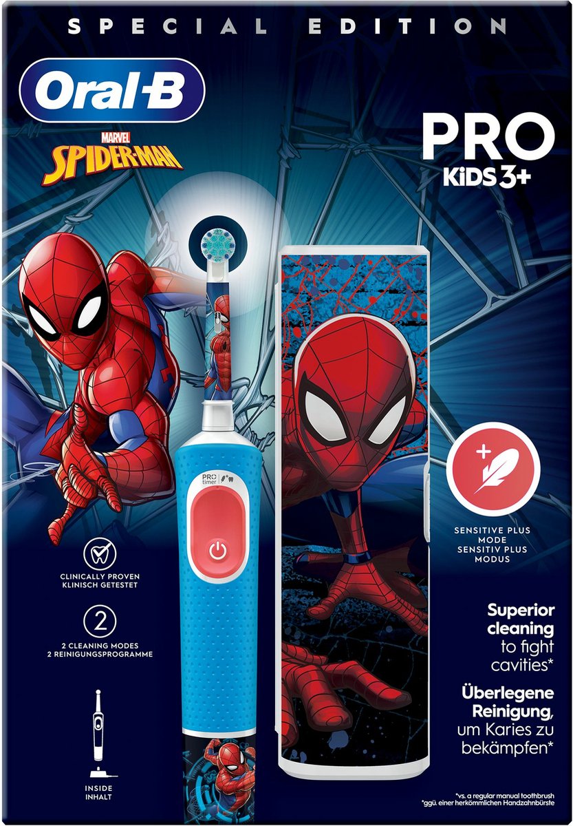 Oral-B Pro Kids Spiderman Elektrische Tandenborstel
