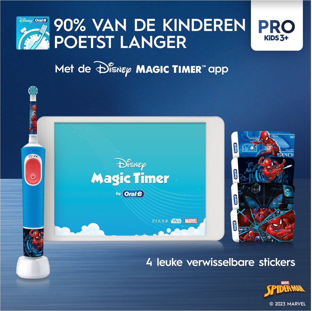 Oral-B Pro Kids Spiderman Elektrische Tandenborstel