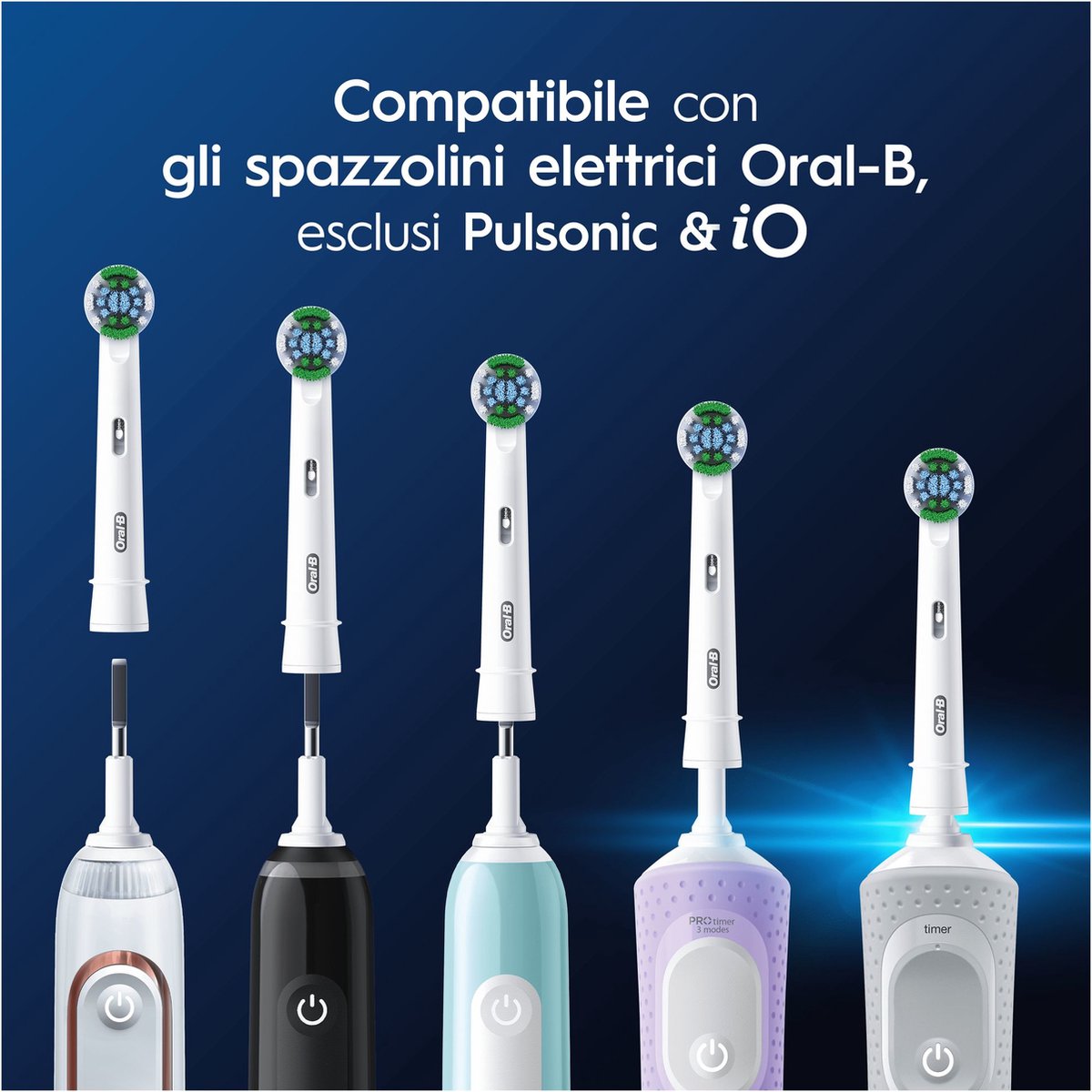 Oral-B Pro Precision Clean 6 stuks Wit