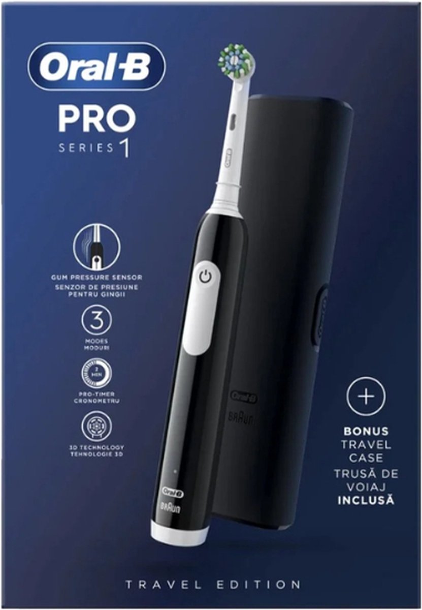 Wat vinden we goed aan de Oral-B PRO Series 1 Black Elektrische Tandenborstel