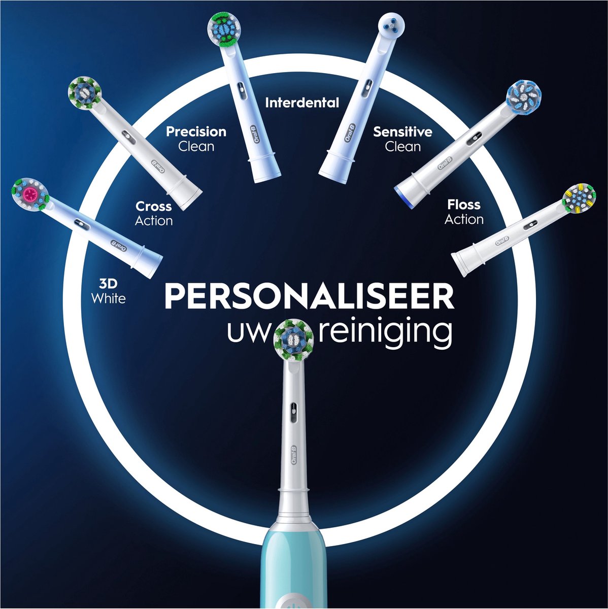 Oral-B Pro Series 1 Elektrische Tandenborstel Blauw/Zwart