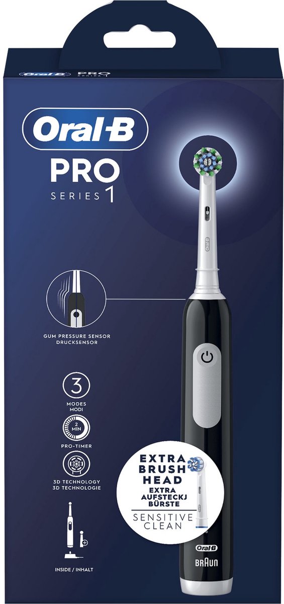 Oral-B Pro Series 1 Oscillerende Tandenborstel Volwassene Zwart Wit