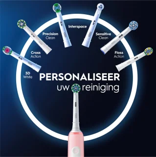 Oral-B Pro Series 3 Elektrische Tandenborstel Roze