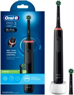 Oral-B Pro3 3000 elektrische tandenborstel inclusief 2 opzetborstels
