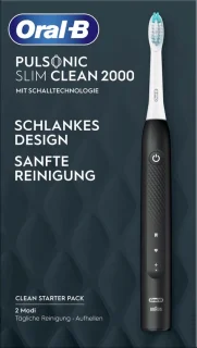 Oral-B Pulsonic Slim Clean 2000 Elektrische tandenborstel Zwart