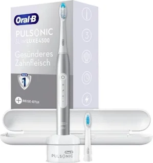 Oral-B Pulsonic Slim Luxe 4500 sonische tandenborstel Platina
