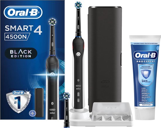 Oral-B Smart 4 4500N Elektrische Tandenborstel Zwart