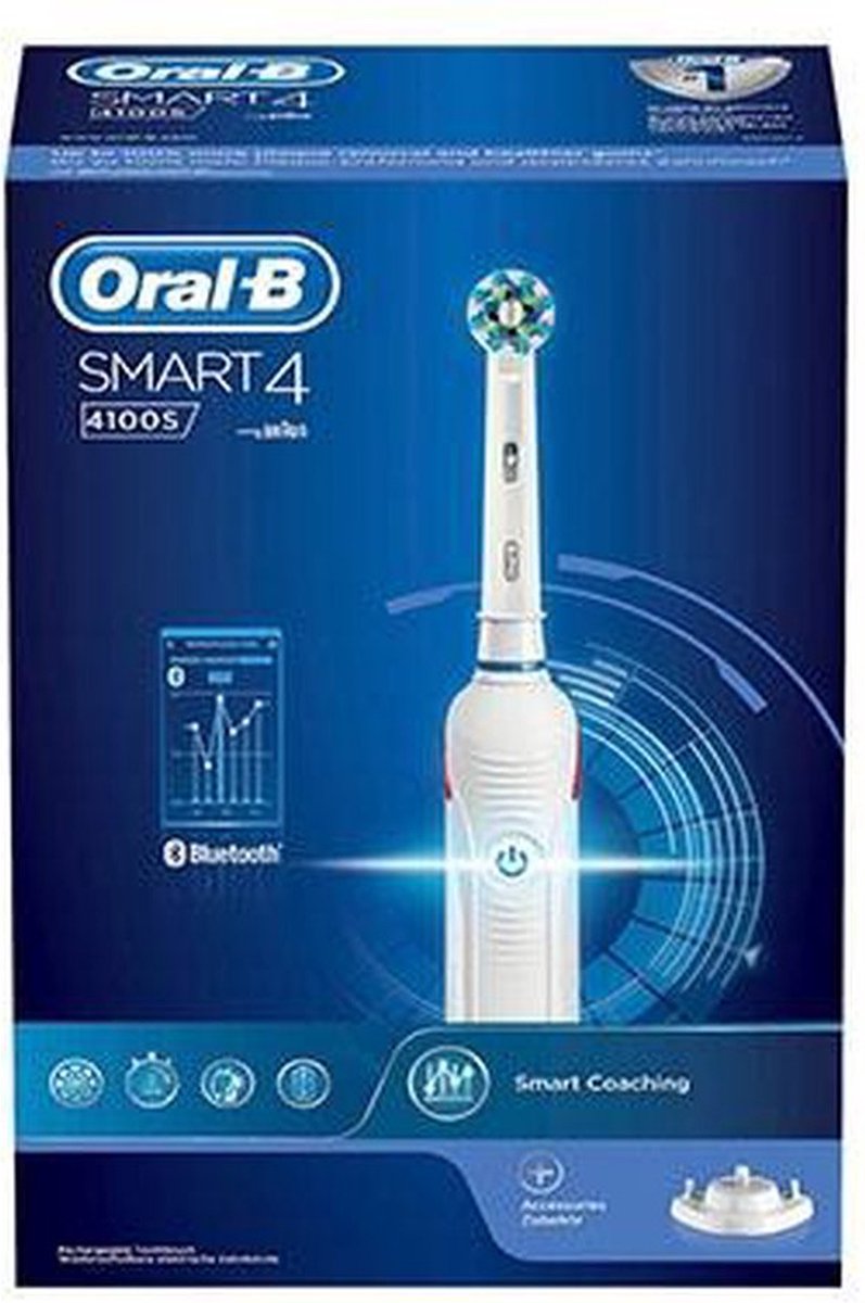 Oral-B Smart 4100S Elektrische Tandenborstel Wit