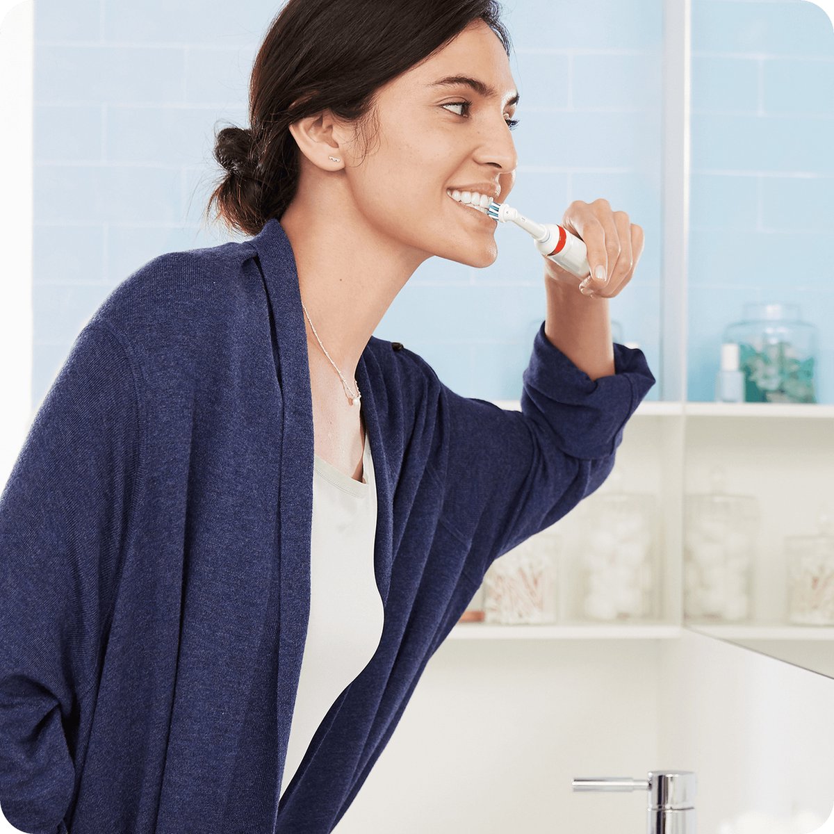 Oral-B Smart 4100S Elektrische Tandenborstel Wit