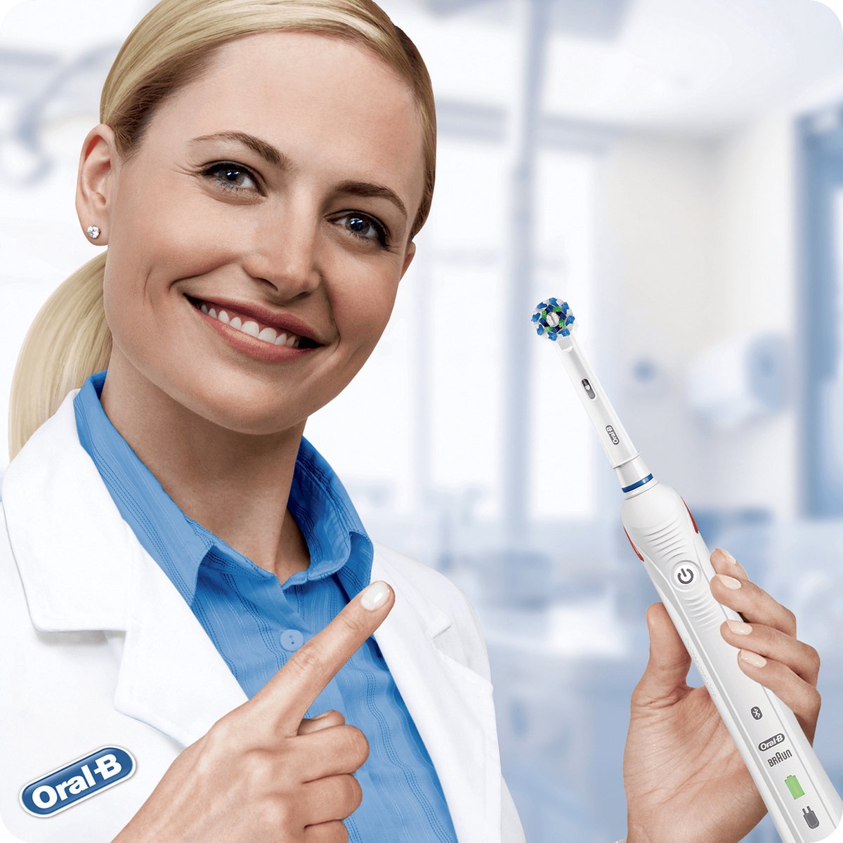 Oral-B Smart 4100S Elektrische Tandenborstel Wit