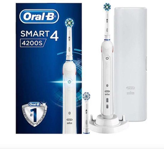 Oral-B Smart 4200s Elektrische Tandenborstel Wit