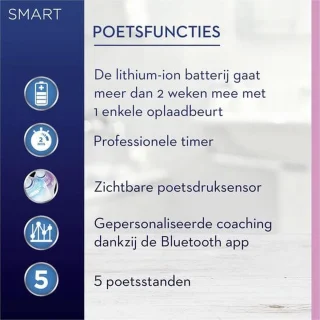 Oral-B Smart Sensitive Elektrische Tandenborstel 1 Handvat 1 Opzetborstel