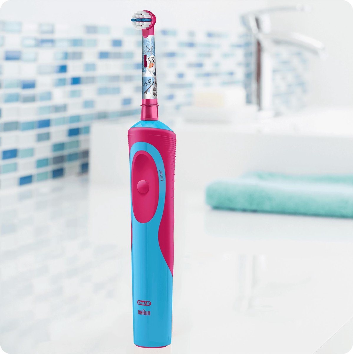Oral-B Stages Power Kids Frozen Elektrische Tandenborstel Handvat + Opzetborstel