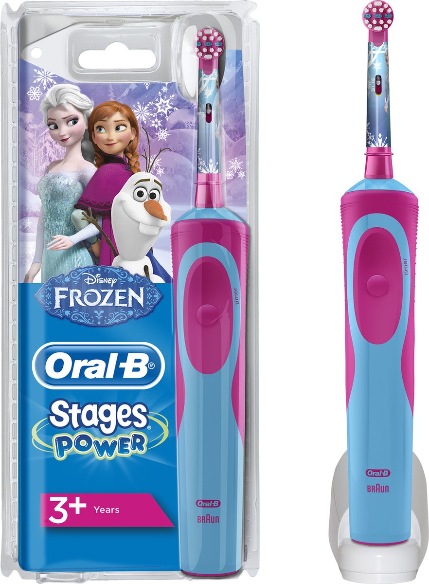 Oral-B Stages Power Kids Frozen Elektrische Tandenborstel Handvat + Opzetborstel