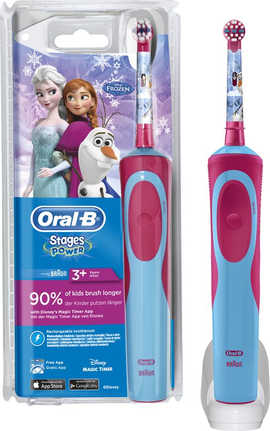 Oral-B Stages Power Kids Frozen Elektrische Tandenborstel Handvat + Opzetborstel