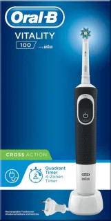 Oral-B Vitality 100 CrossAction Zwart elektrische tandenborstel