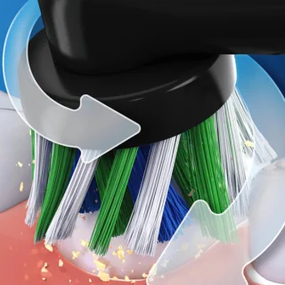 Oral-B Vitality 100 Duo Elektrische Tandenborstel Zwart Lila