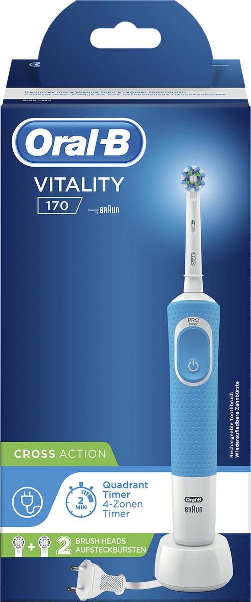 Oral-B Vitality 170 CrossAction Elektrische Tandenborstel Wit