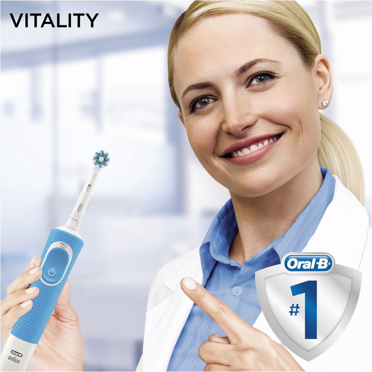 Oral-B Vitality 170 CrossAction Elektrische Tandenborstel Wit