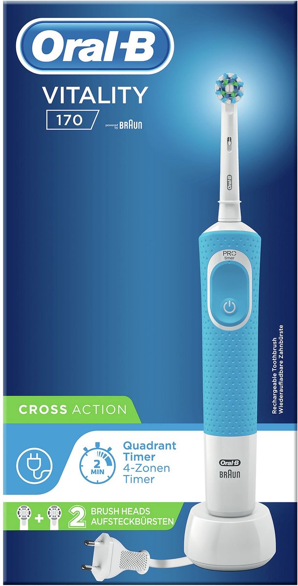 Oral-B Vitality 170 CrossAction Elektrische Tandenborstel Wit