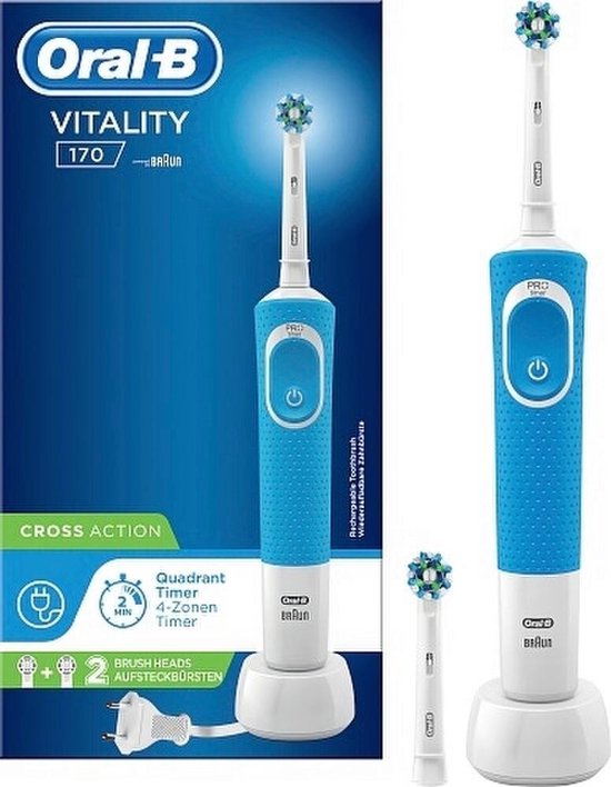 Oral-B Vitality 170 CrossAction Elektrische Tandenborstel Wit