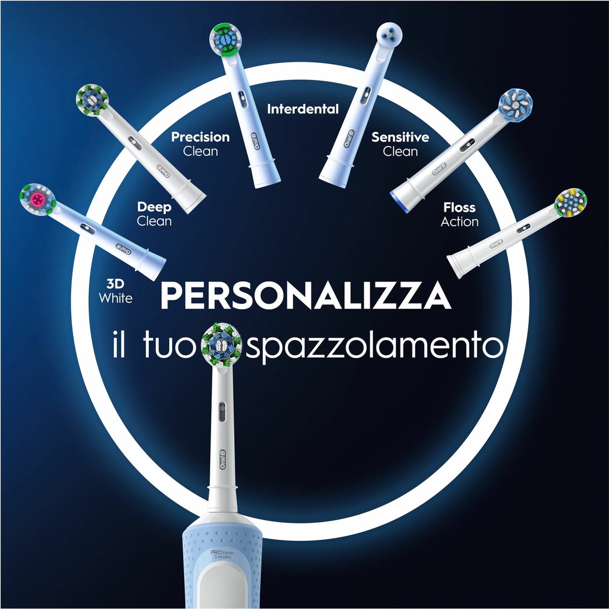 Oral-B Vitality Pro D103 Elektrische Tandenborstel Duopack Blauw/Zwart