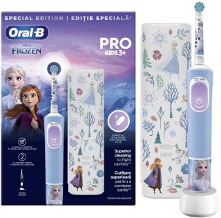 De Oral-B Vitality Pro D103 Kids Frozen Elektrische Tandenborstel in één oogopslag