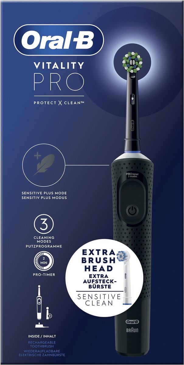 Oral-B Vitality Pro elektrische tandenborstel zwart