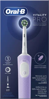 Oral-B Vitality Pro Protect X Clean elektrische tandenborstel Lilac Mist