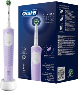 Oral-B Vitality Pro Protect X Clean elektrische tandenborstel Lilac Mist