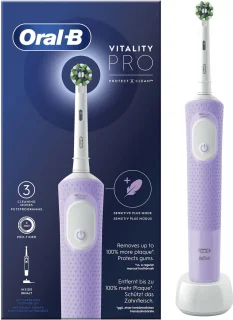 Oral-B Vitality Pro Protect X Clean elektrische tandenborstel Lilac Mist