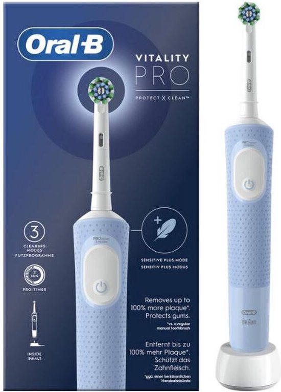 Oral-B Vitality Pro Protect X Clean Elektrische Tandenborstel Vapor Blue