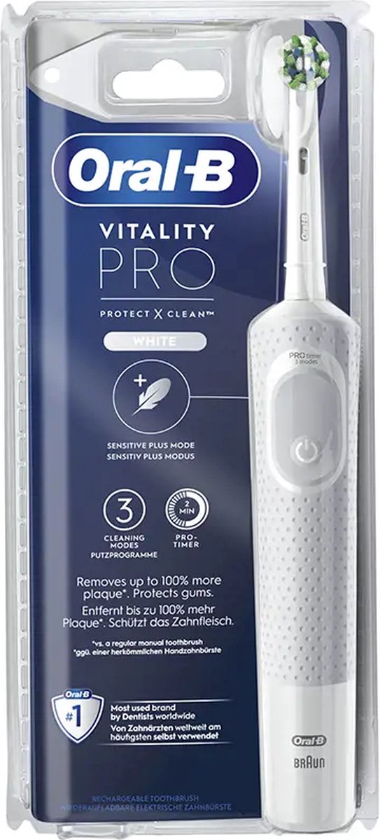 Oral-B Vitality Pro X Clean Elektrische Tandenborstel Wit